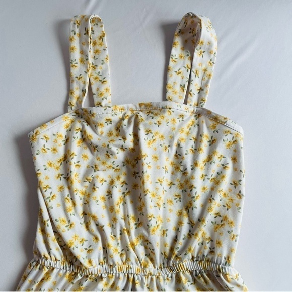 Sunset Sky Girls Romper Spring Flower Graphic Girls Excellent Condition Size 7-8 - Picture 4 of 9